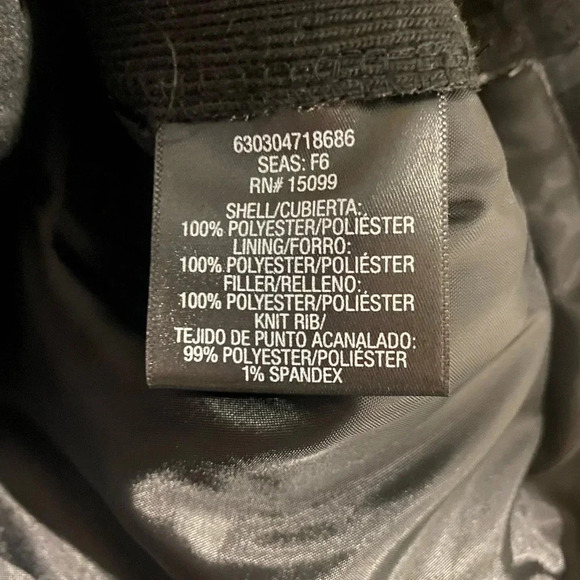 Laura Scott Woman's Quilted Front-Zipper Vest Black White Plaid Size Small - Picture 6 of 8